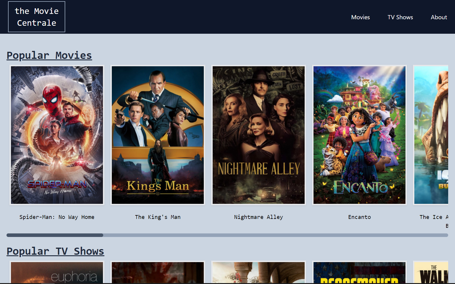 the MOVIE centrale